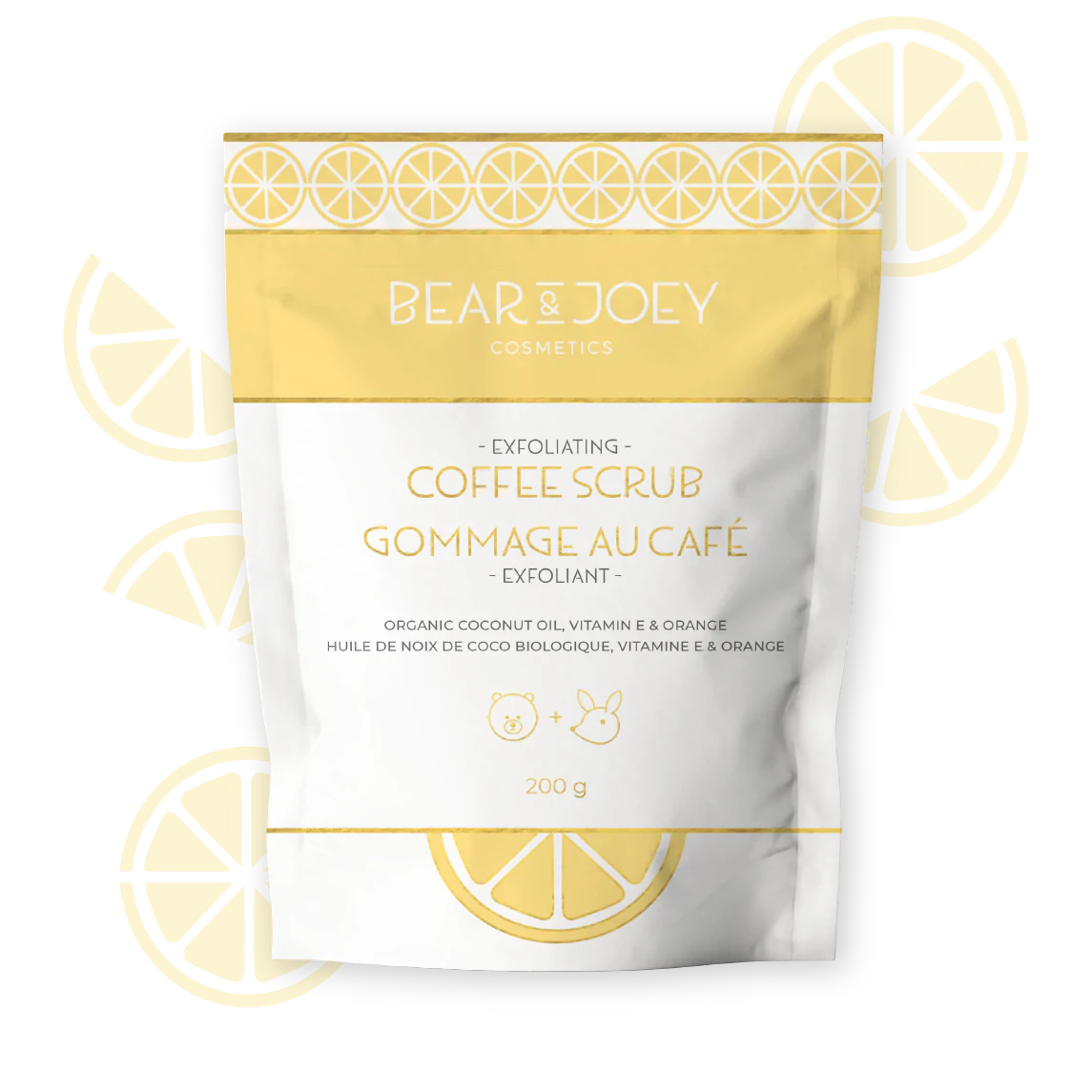 Bear & Joey Orange Exfoliating Coffee Scrub