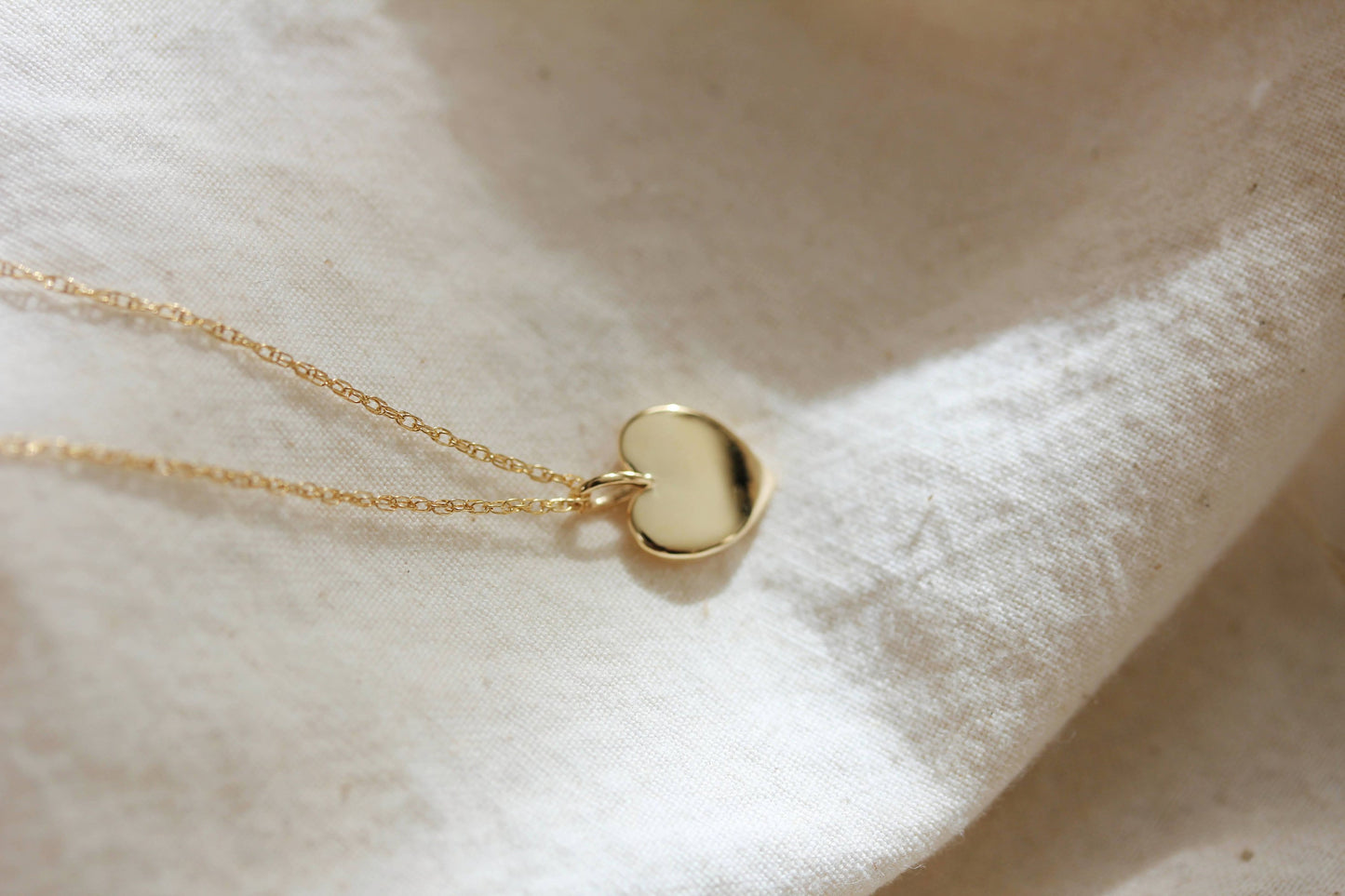 Little Gold Heart of Gold Necklace