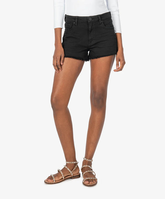 Kut from the Kloth Jane High Rise Black Shorts