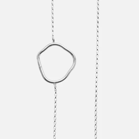 Kara Yoo Silver Freeform Necklace