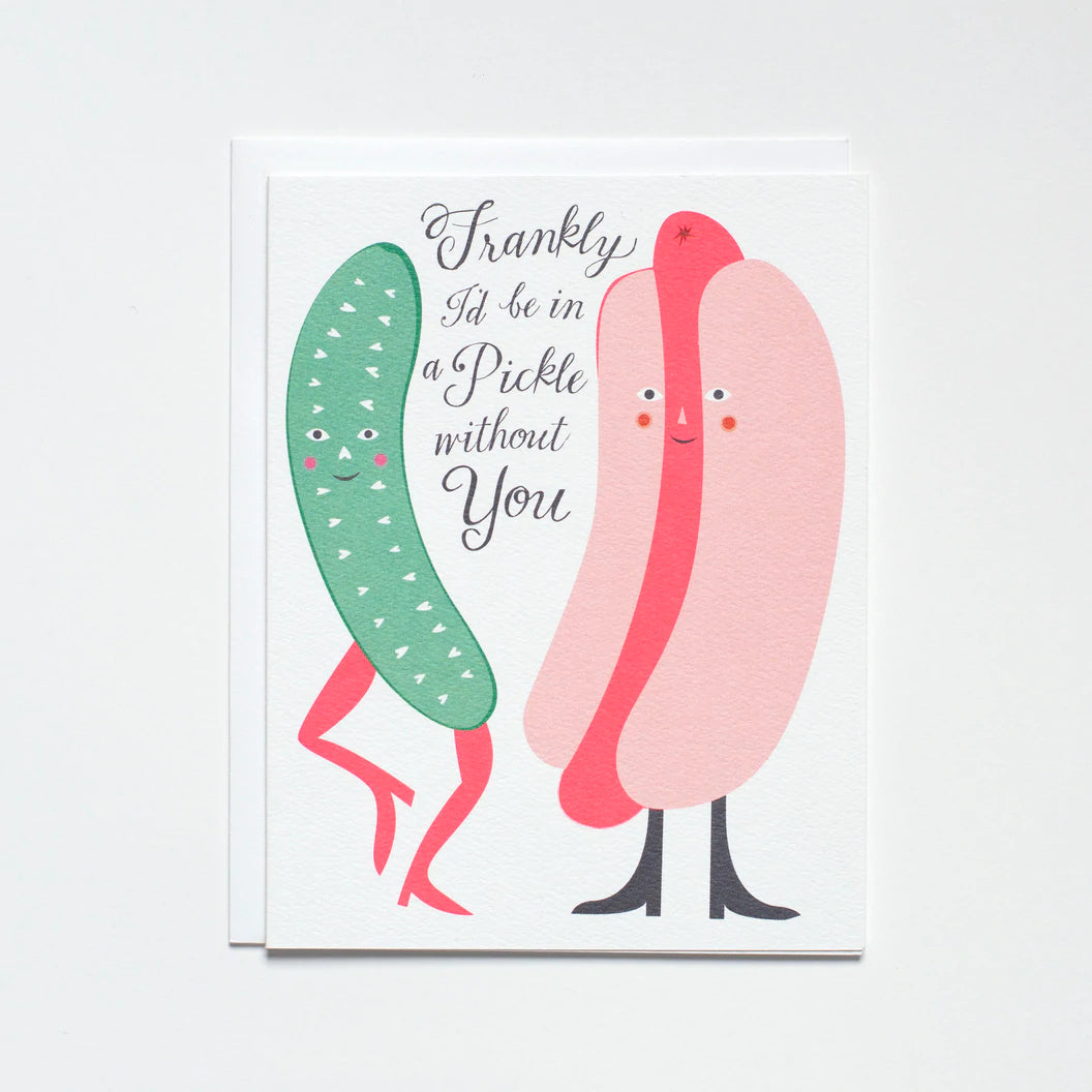 Banquet Hot Dog and Pickle Card