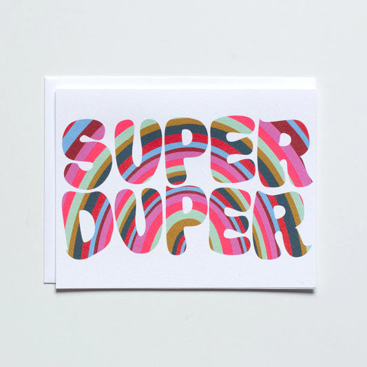 Banquet Super Duper Rainbow Card