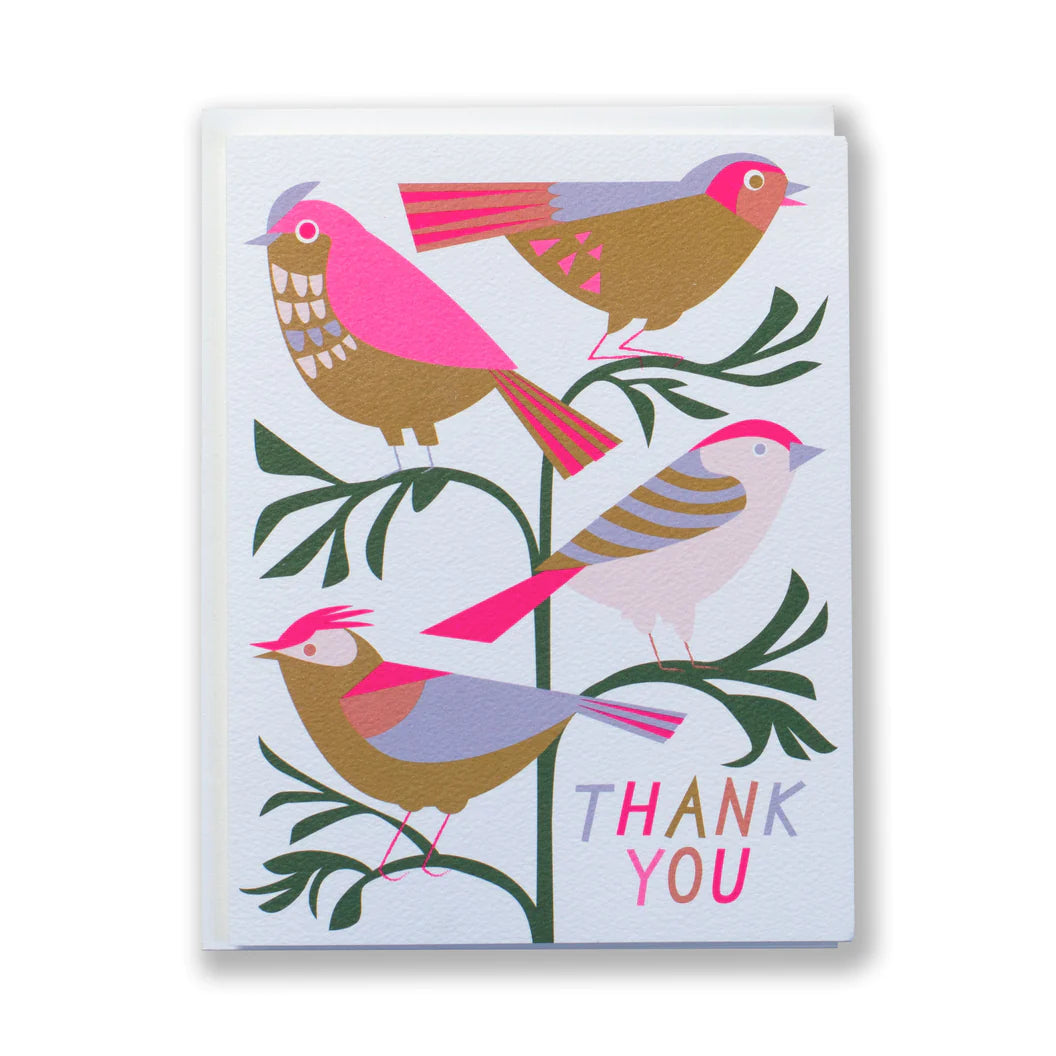 Banquet Song Bird Thank You Card