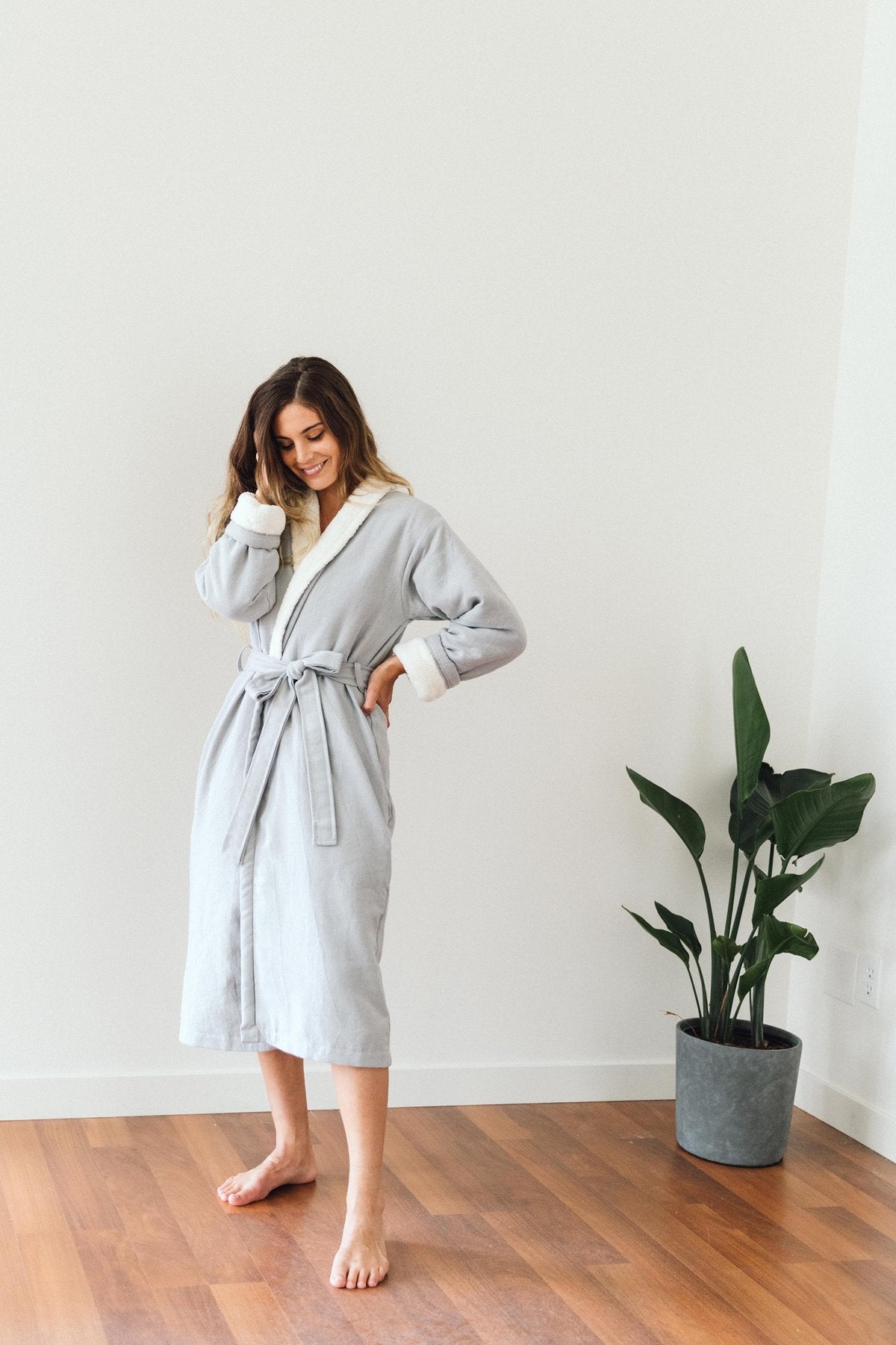 Tofino Towel Co. The Nordic Robe Grey