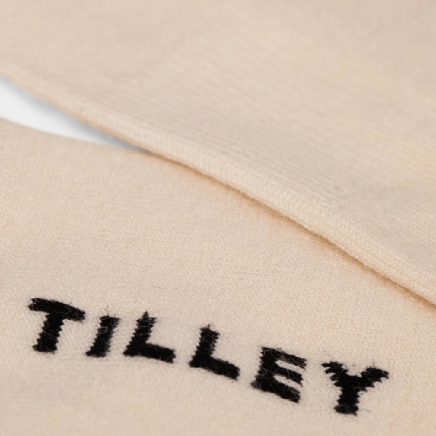 TILLEY Cream Merino Wool Blend Outdoor Sock