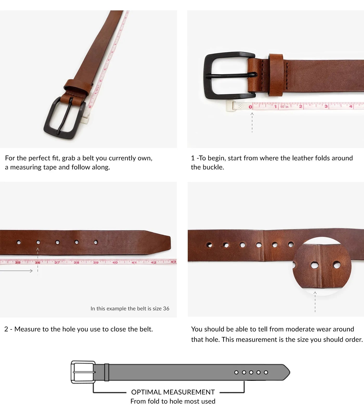 Brave Leather Fia Belt