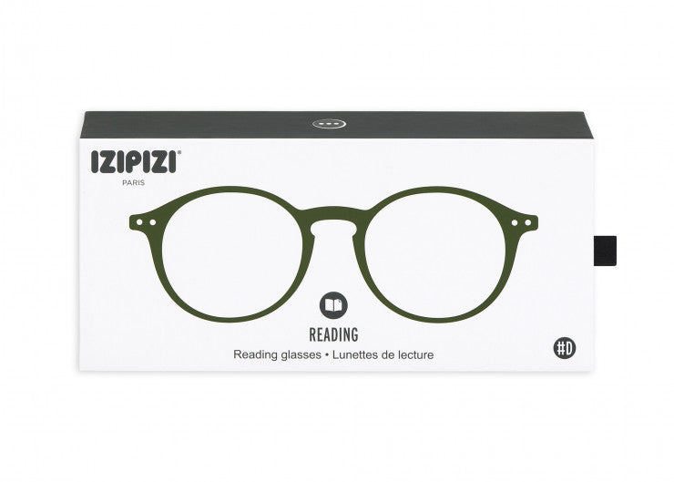 IZIPIZI #D Kaki Green Reading Glasses
