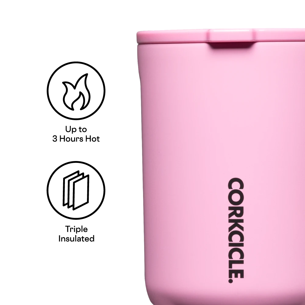 Corkcicle 16oz Sun-Soaked Pink Mug