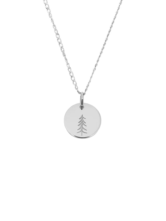 Hart & Stone Silver Spruce Charm Necklace