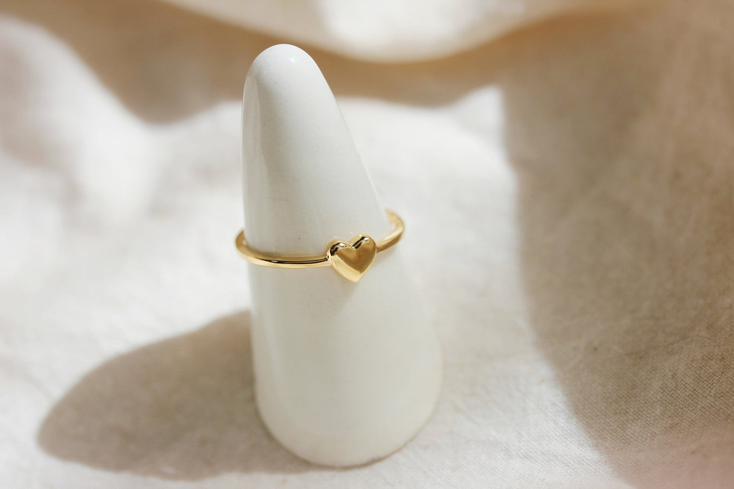 Little Gold Heart of Gold Ring